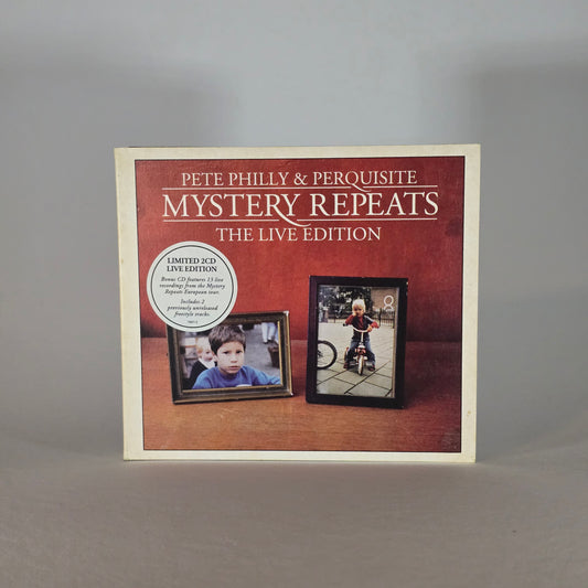 PETE PHILLY &amp; PERQUISITE – MYSTERY REPEATS, DIE LIVE EDITION 2XCD