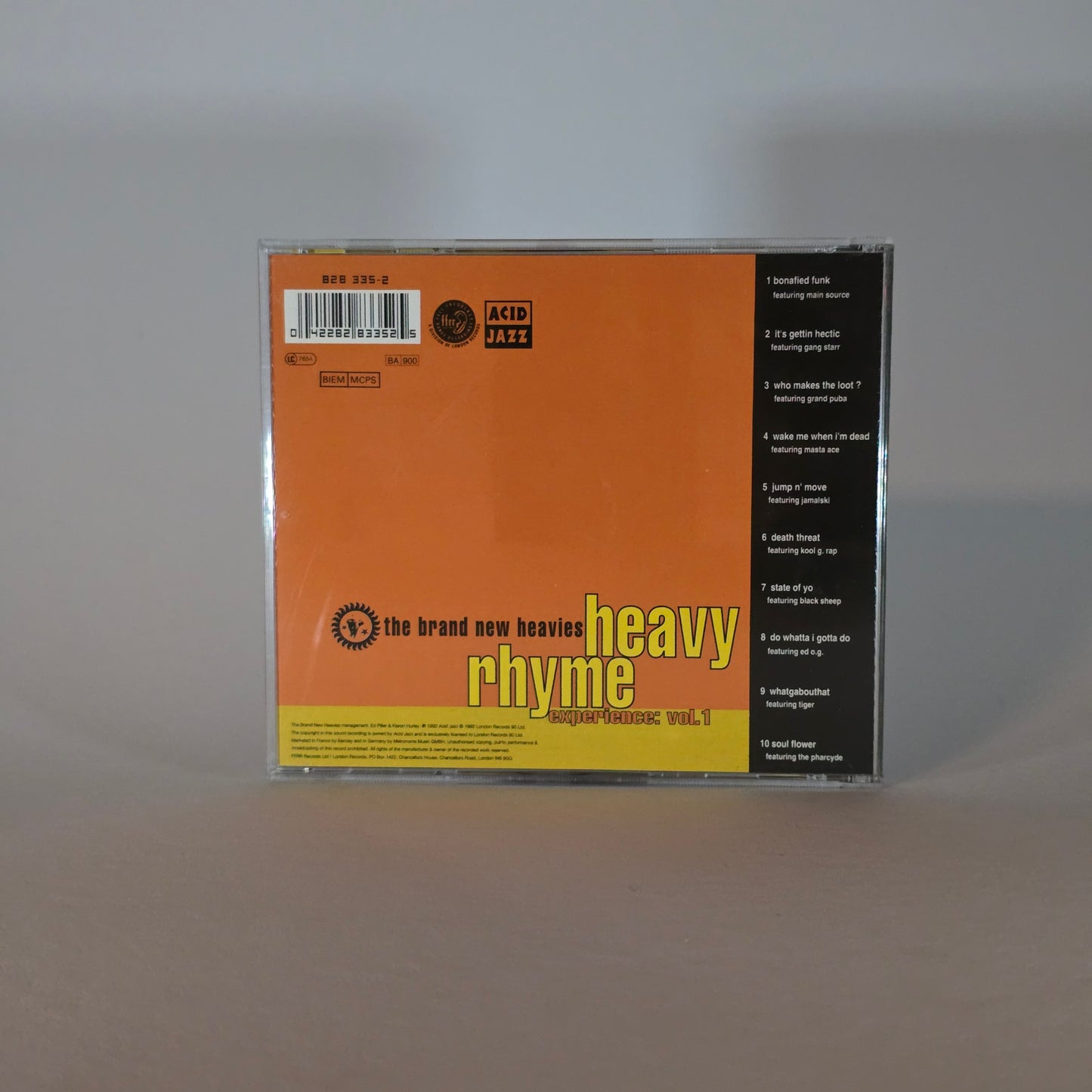 THE BRAND NEW HEAVIES - HEAVY RHYME EXPERIENCE VOL. 1 CD