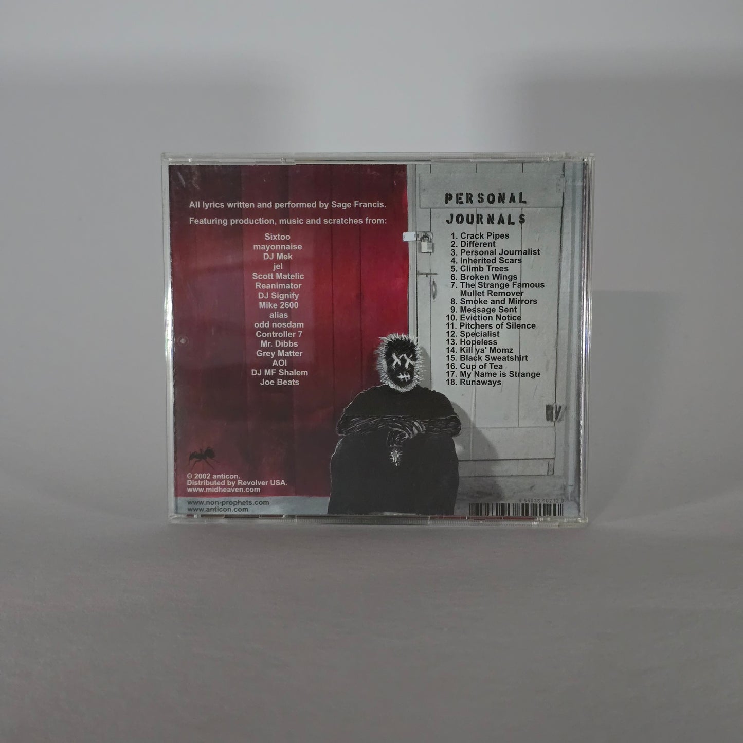 SAGE FRANCIS - PERSONAL JOURNALS CD