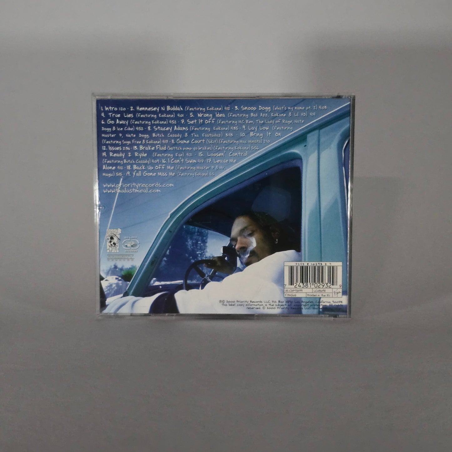 SNOOP DOGG - THA LAST MEAL CD