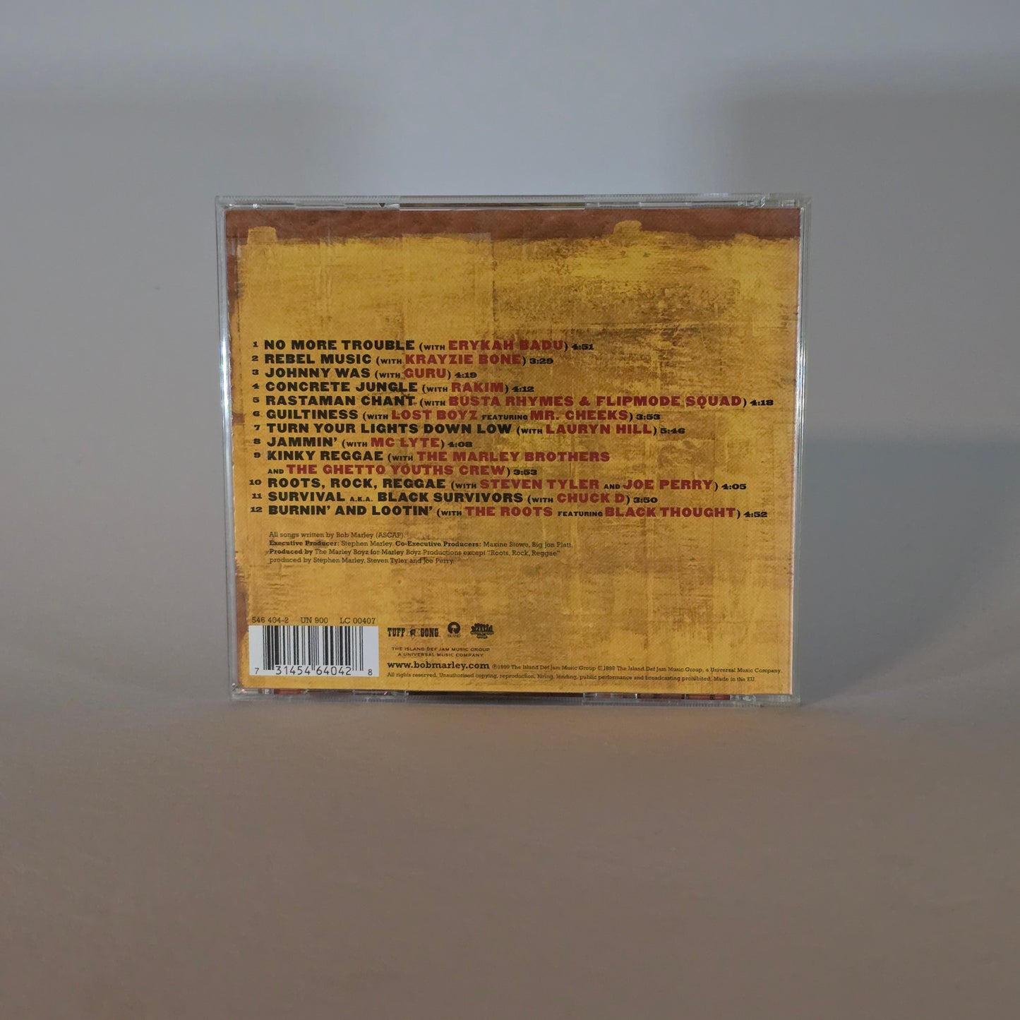 BOB MARLEY – CD „CHANT DOWN BABYLON“.