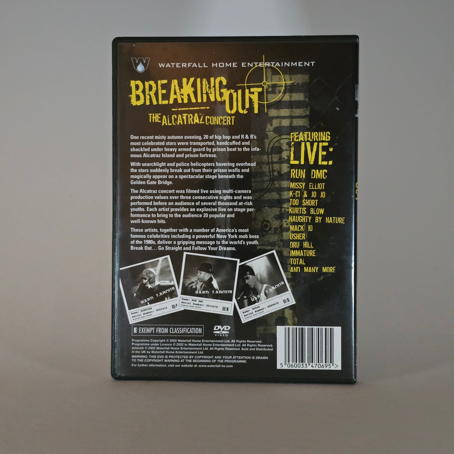 VARIOUS - BREAKING OUT, THE ALCATRAZ CONCERT DVD (PRE-OWNED)