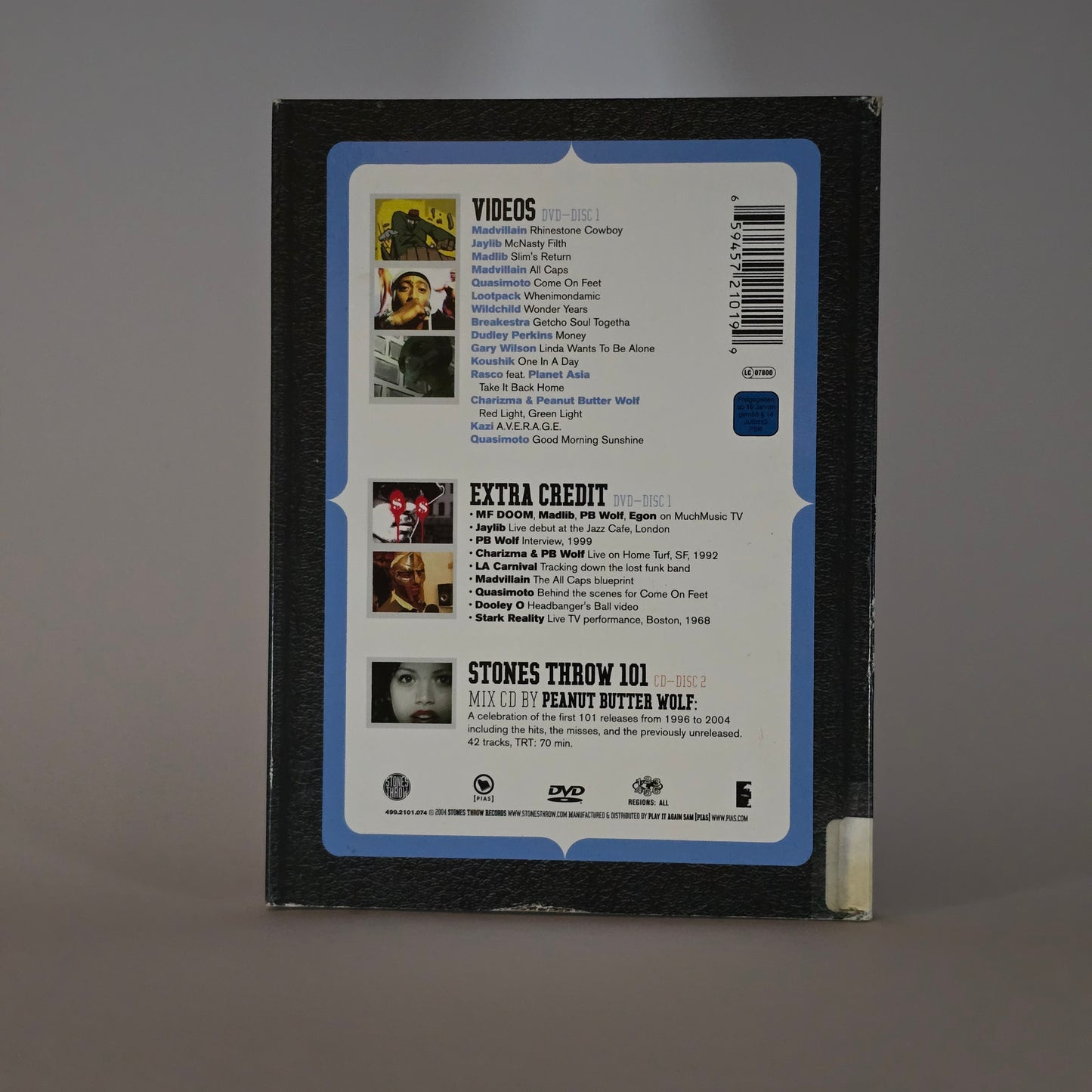 STONES THROW 101 DVD + CD