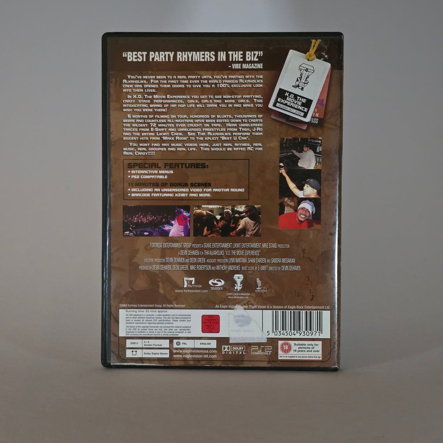 THE ALKAHOLIKS - XO THE MOVIE EXPERIENCE DVD (GEBRAUCHT)