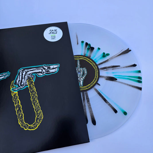 RUN THE JEWELS - RUN THE JEWELS VINYL, GATEFOLD, 2XVINYL, CLEAR/GREEN/BLACK SPLATTER