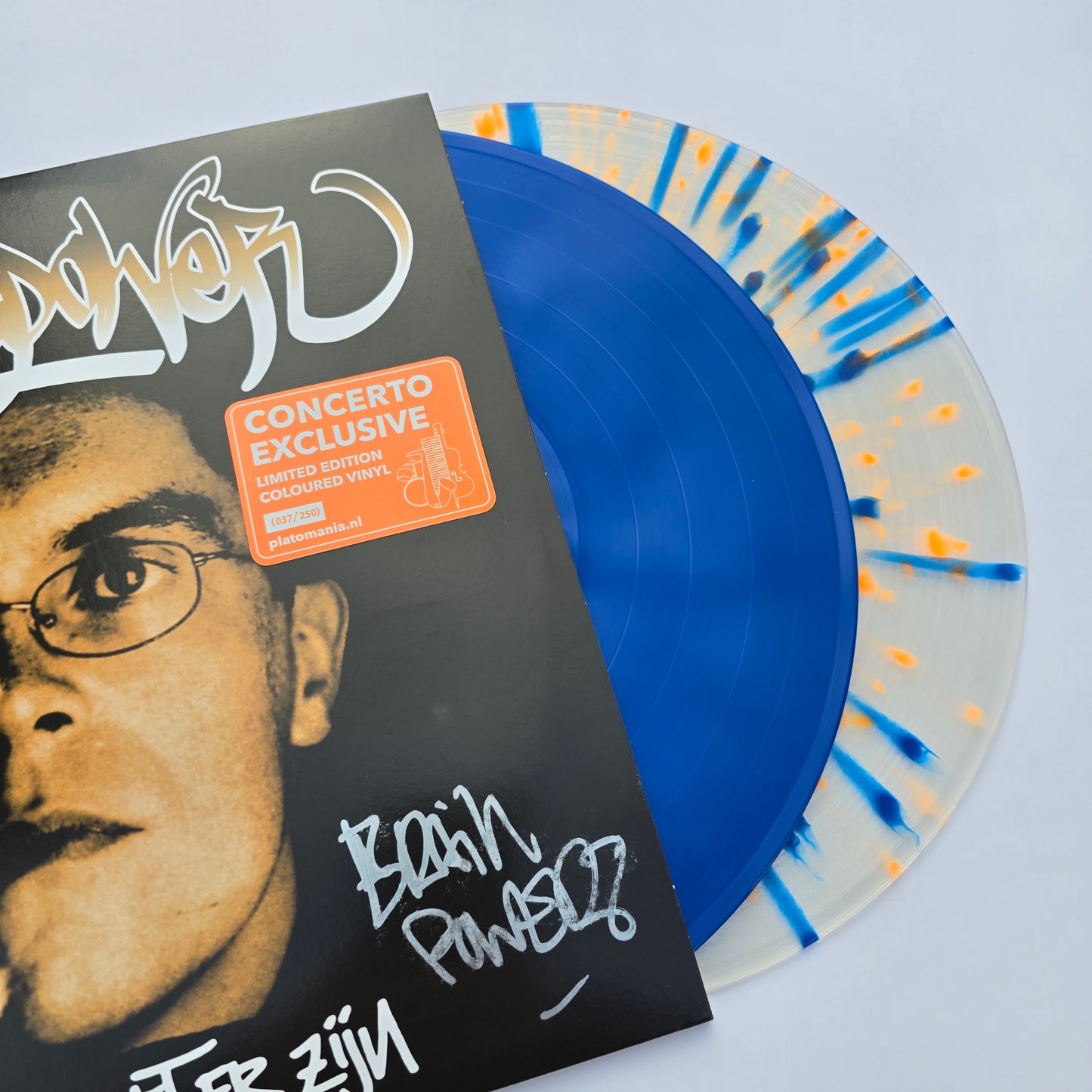 BRAINPOWER - THERE MUST BE A DIFFERENCE VINYL, LIMITED EDITION ORANGE/BLUE INCL. SLIPMAT