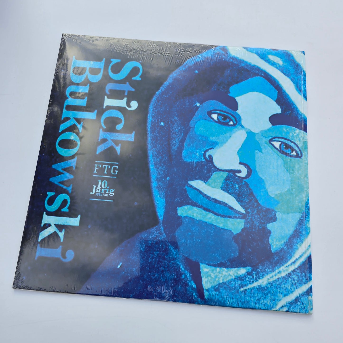 STICKS &amp; MOON - STICK BUKOWSKI 10TH ANNIVERSARY VINYL, BLUE LIMITED EDITION