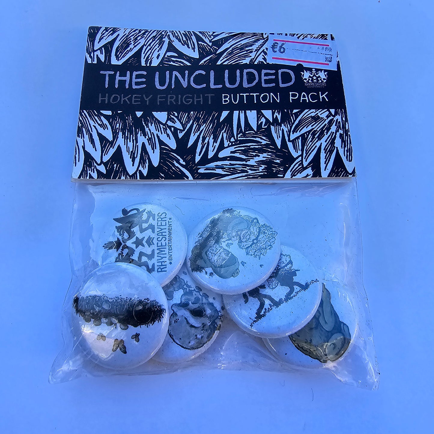 THE UNCLUDED - HOKEY FRIGHT BUTTON SET -NEW!-