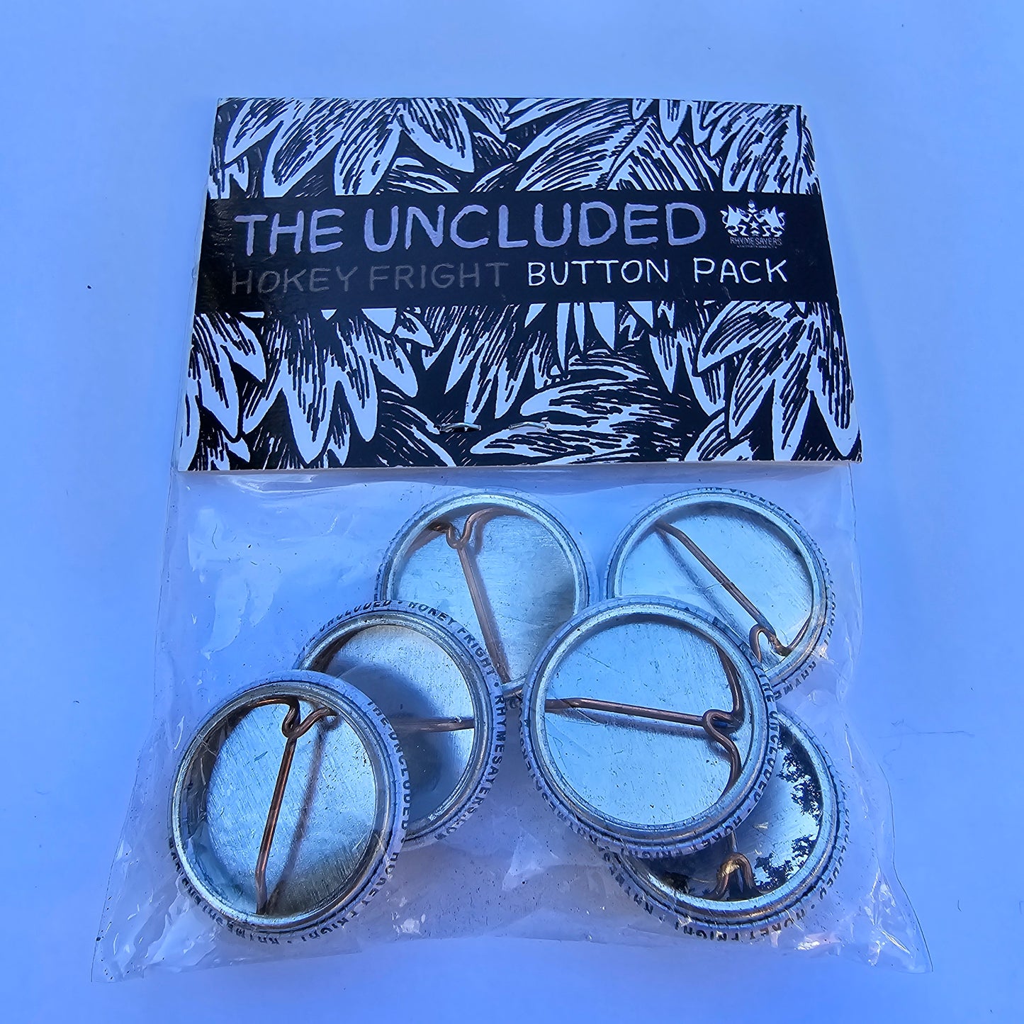 THE UNCLUDED - HOKEY FRIGHT BUTTON SET -NEW!-