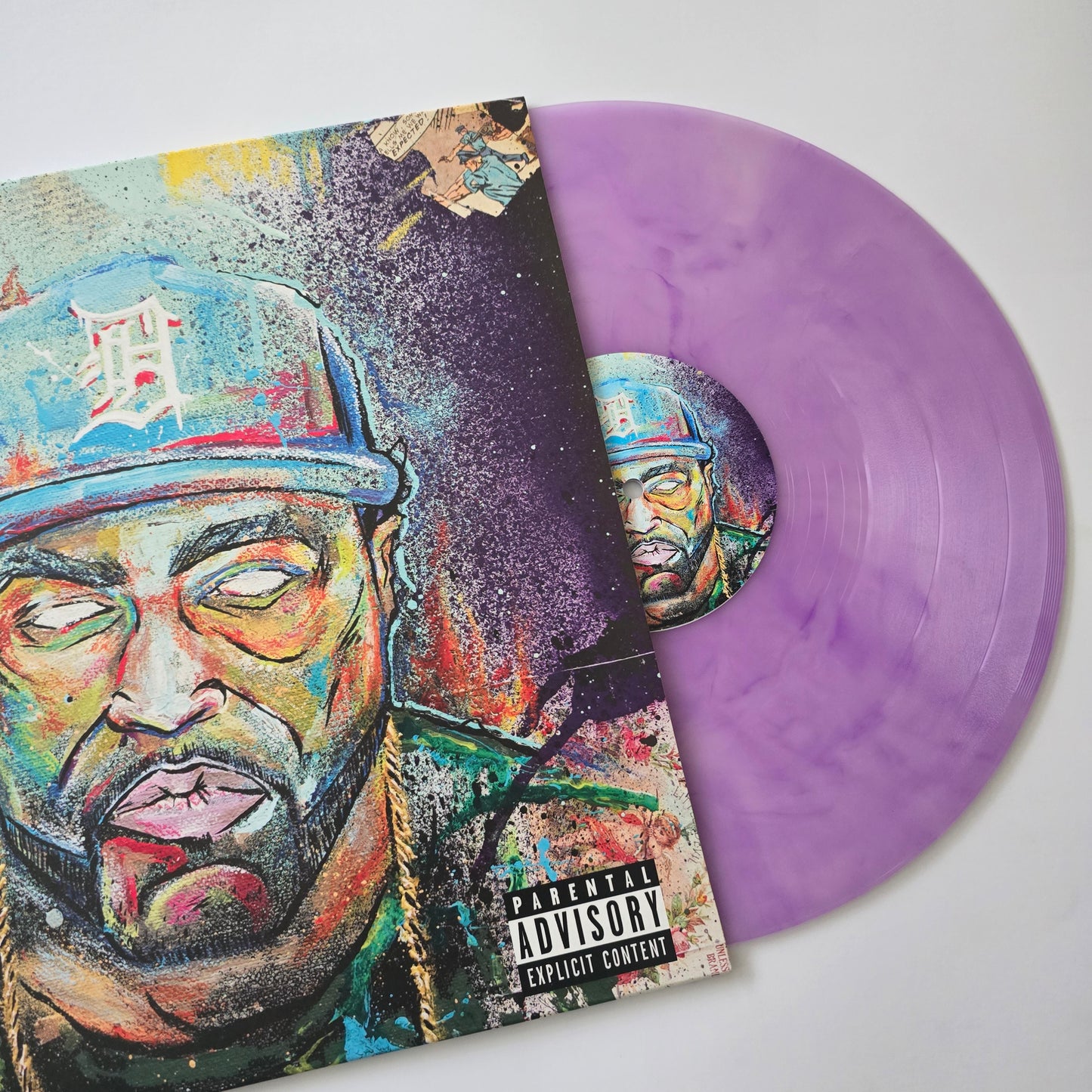 TY FARRIS X SLIM ONE - MOMENTS OF MAYHEM LIMITED EDITION JAPANESE OBI PURPLE MARBLED COLORED VINYL