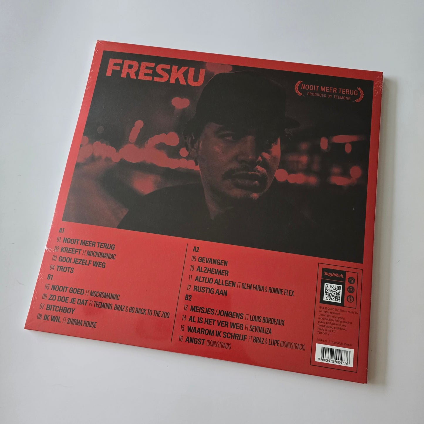 FRESKU - NOOIT MEER TERUG (SEALED) RED COLORED VINYL -NEW!-