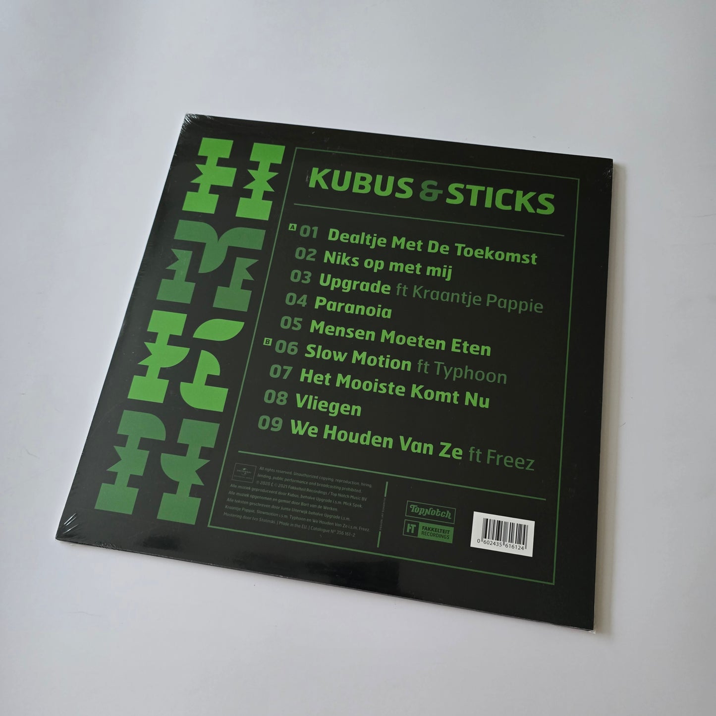 KUBUS X STICKS - HET MOOISTE KOMT NU (SEALED) GREEN COLORED VINYL -NEW!-