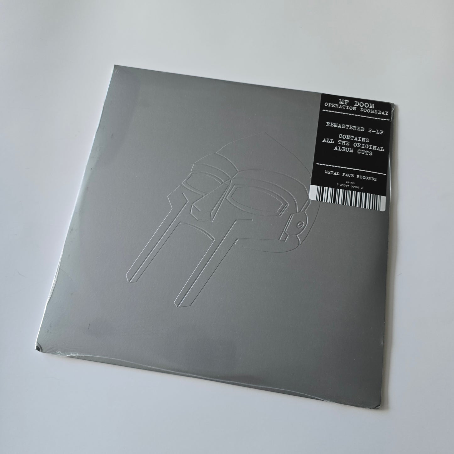 MF DOOM - OPERATION: DOOMSDAY, SILVER ARTWORK EDITION (SEALED) VINYL -NEW!-