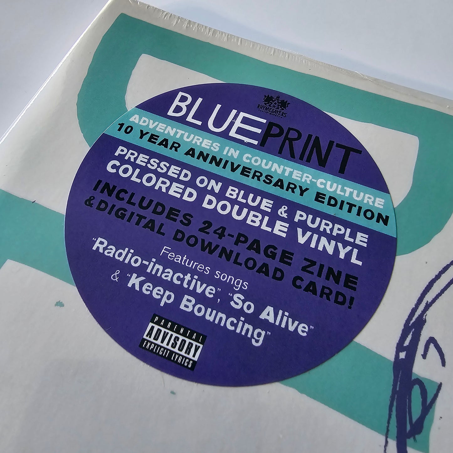 BLUEPRINT - ADVENTURES IN COUNTER-CULTURE 10 YEAR ANNIVERSARY (SEALED) VINYL -NEW!-