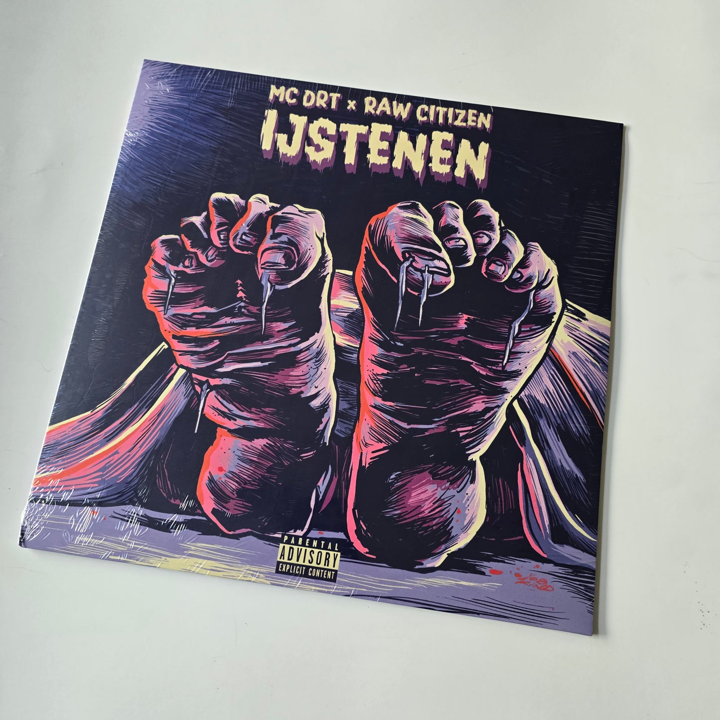 MC DRT X RAW CITIZEN - IJSTENEN (SEALED) BLACK VINYL -NIEUW!-