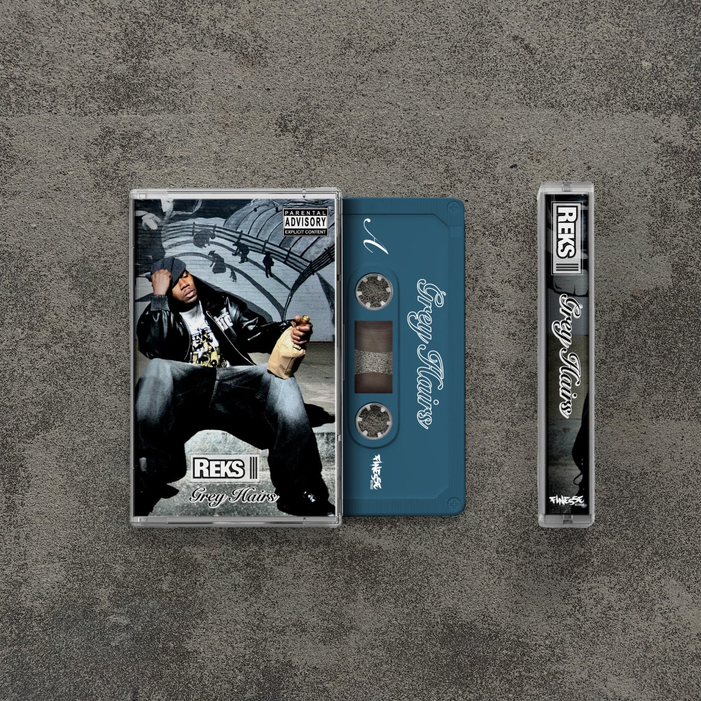 REKS - GREY HAIRS LIMITED EDITION CASSETTE, 4 DIFFERENT COLORS -PRE ORDER!-