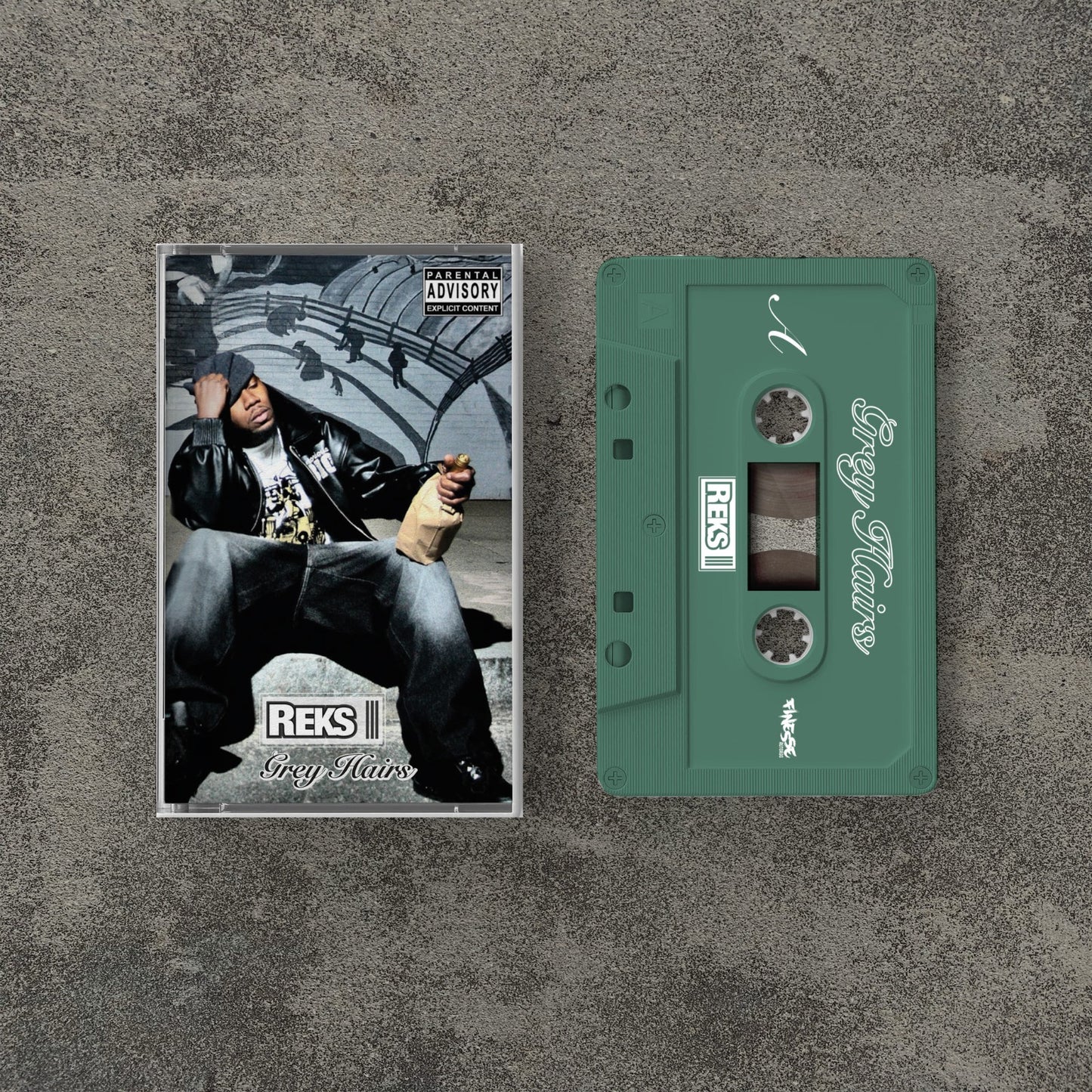 REKS - GREY HAIRS LIMITED EDITION CASSETTE, 4 DIFFERENT COLORS -PRE ORDER!-