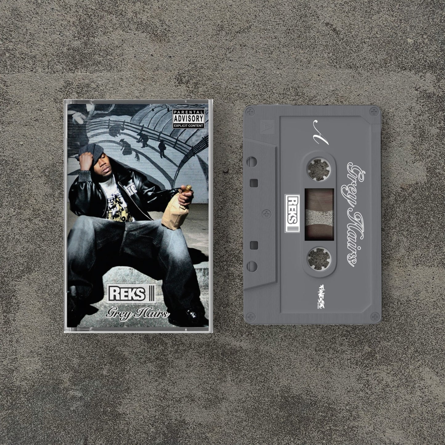 REKS - GREY HAIRS LIMITED EDITION CASSETTE, 4 DIFFERENT COLORS -PRE ORDER!-