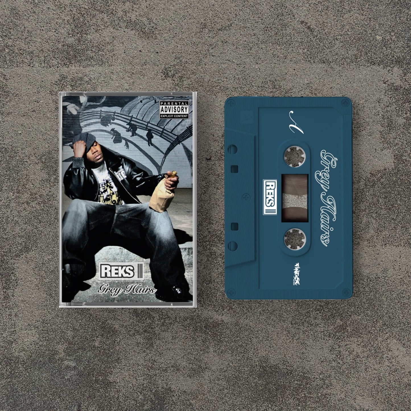 REKS - GREY HAIRS LIMITED EDITION CASSETTE, 4 DIFFERENT COLORS -PRE ORDER!-