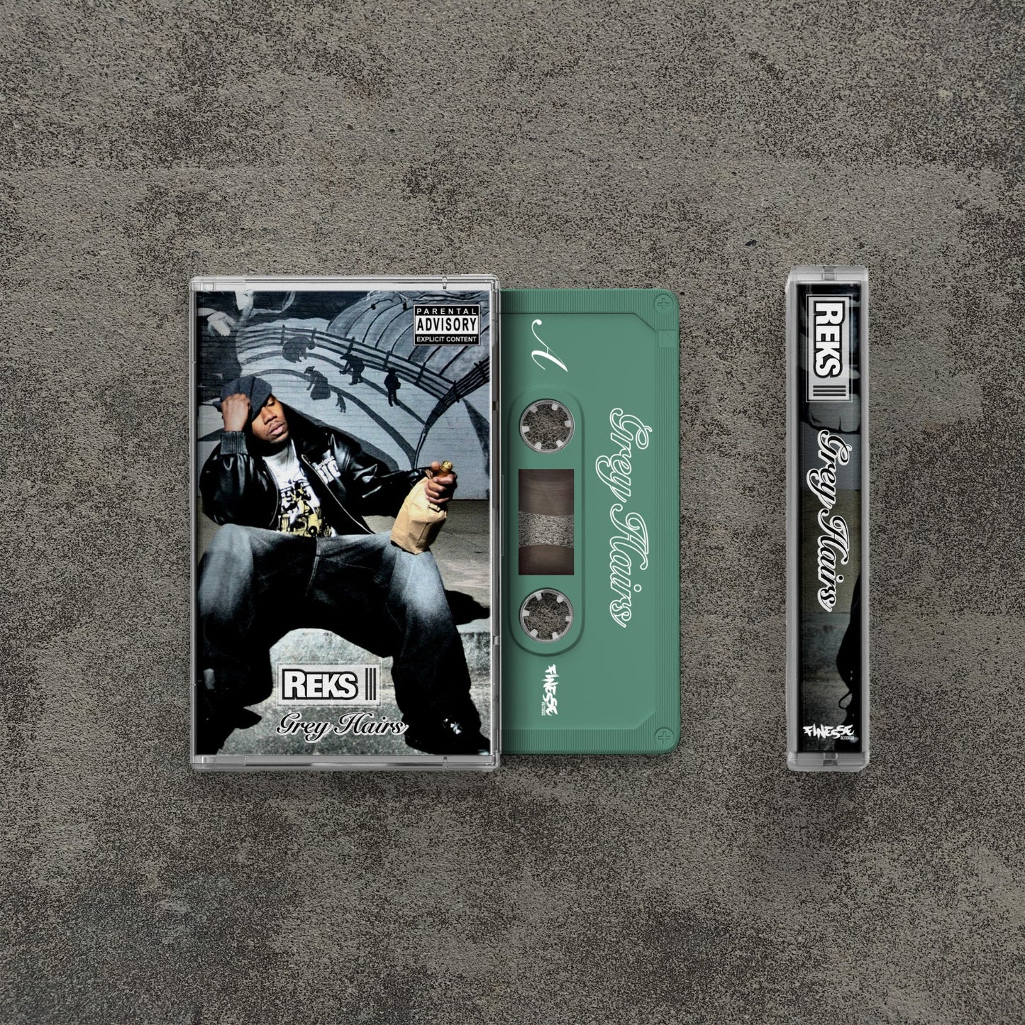 REKS - GREY HAIRS LIMITED EDITION CASSETTE, 4 DIFFERENT COLORS -PRE ORDER!-