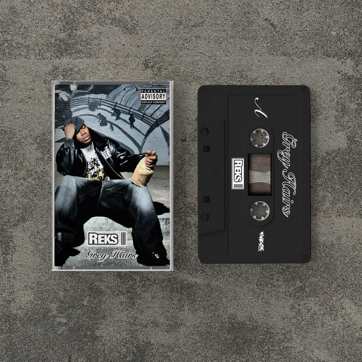 REKS - GREY HAIRS LIMITED EDITION CASSETTE, 4 DIFFERENT COLORS -PRE ORDER!-