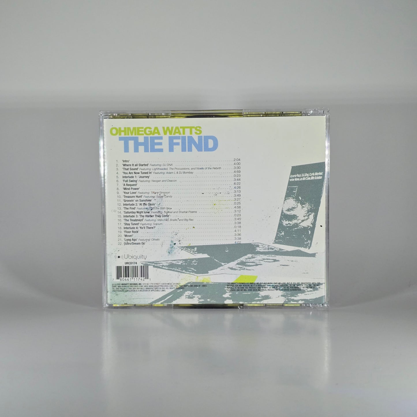 OHMEGA WATTS - THE FIND CD