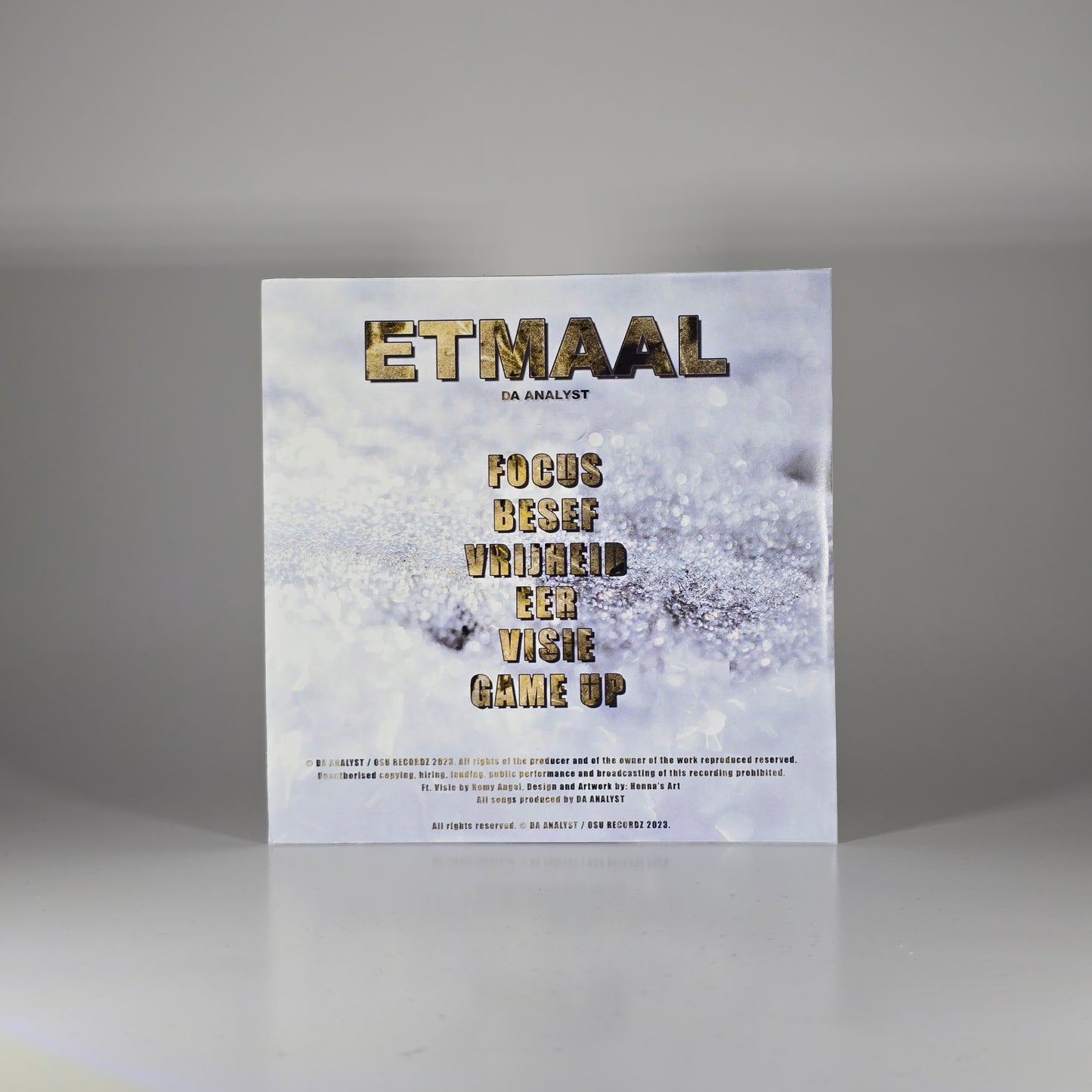 DA ANALYST - ETMAAL CD -NIEUW!-