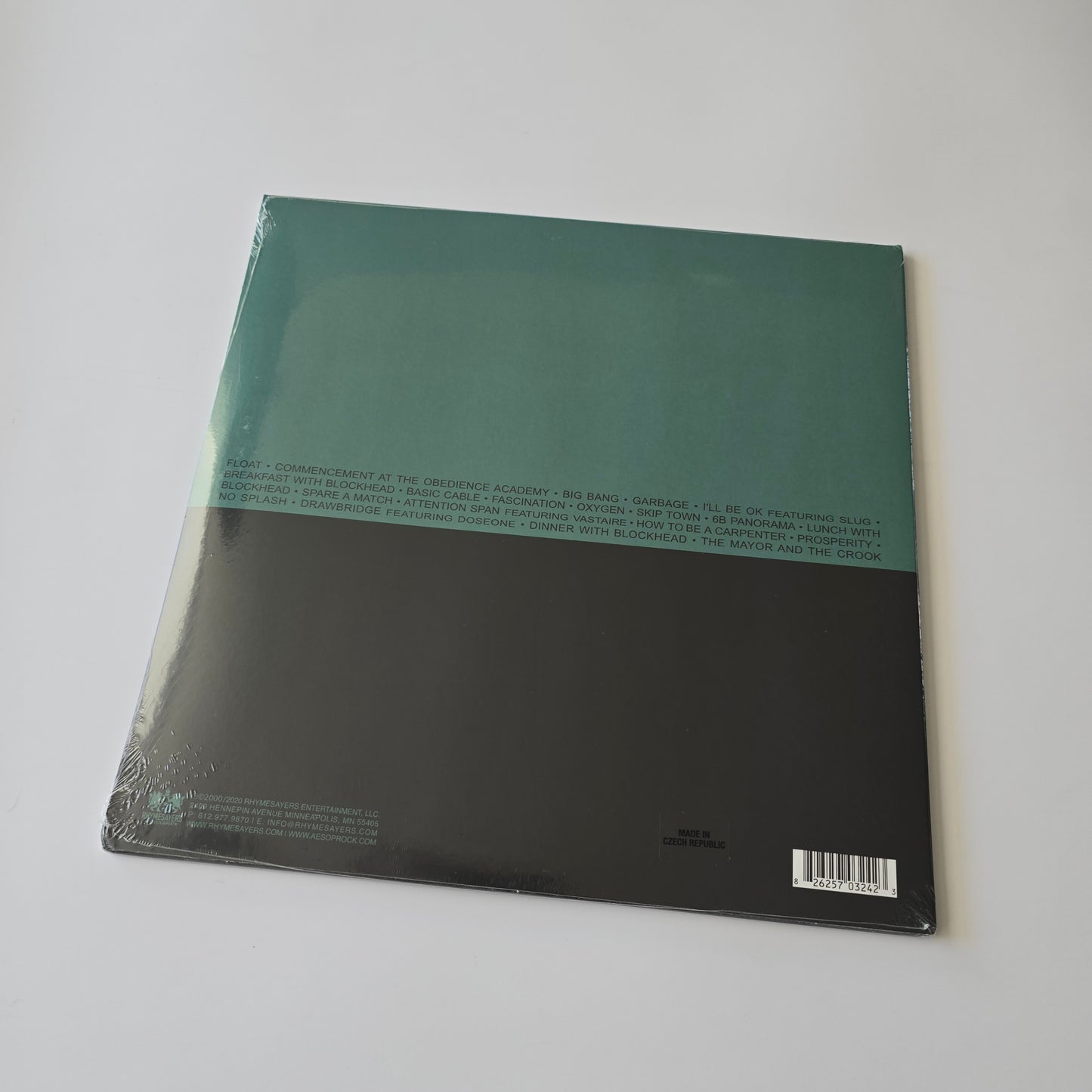 AESOP ROCK - FLOAT, GREEN (SEALED) VINYL